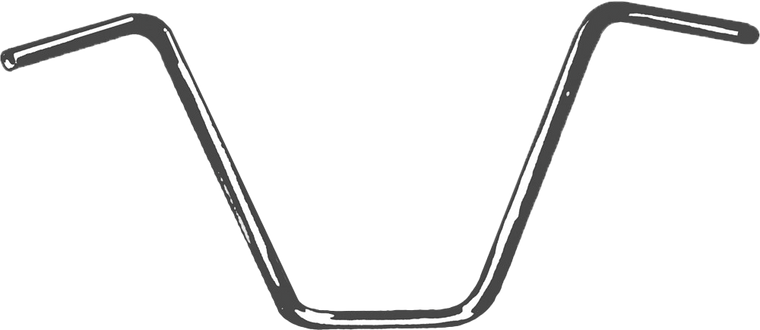 Fire Power - 1" Handlebar Ape Hanger 12" Rise - 07-12504