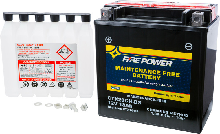 Fire Power - Battery Ctx20ch-bs Maintenance Free - CTX20CH-BS