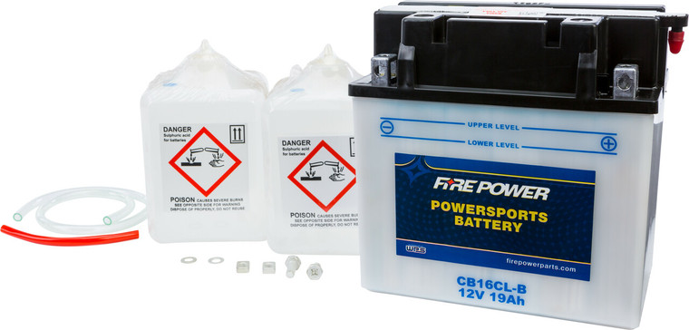 Fire Power - Battery W/acid Cb16cl-b 12v Heavy Duty - CB16CL-B