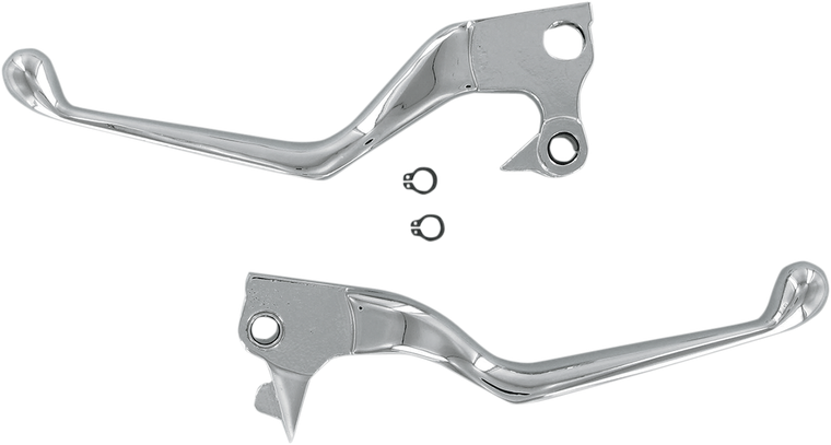 Drag Specialties - Lever Set - Chrome - Wide Blade Lever Set - H07-0575