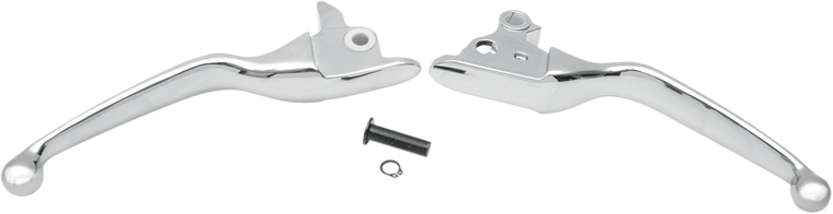 Drag Specialties - Lever Set - Chrome - Wide Blade Lever Set - H07-0585