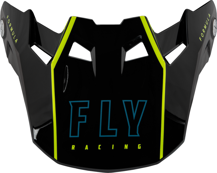 Fly Racing - Formula Carbon Tracer Visor Hi-vis/black Xl/2x - 73-47122L