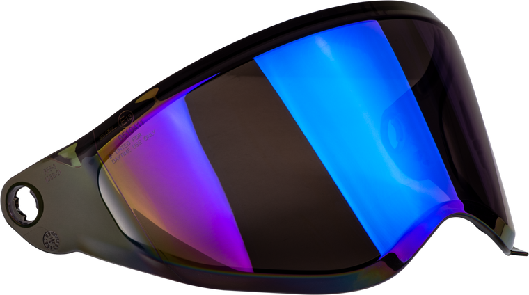 Fly Racing - Trekker Helmet Face Shield Blue Iridium - F73-88553