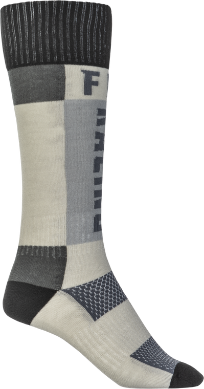 Fly Racing - Mx Socks Thick Grey/black Sm/md - 350-0552S