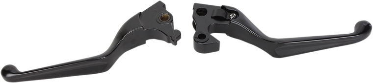 Drag Specialties - Lever Set - Black - Wide Blade Lever Set - H07-0592MB