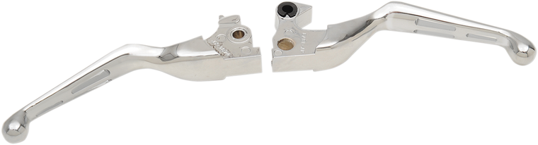 Drag Specialties - Levers - Slotted - Chrome - Slotted Wide Blade Lever Set - H07-0602