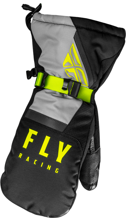Fly Racing - Cascade Mittens Black/grey/hi-vis Xl - 363-3931X