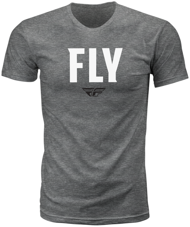 Fly Racing - Fly Wfh Tee Dark Grey Heather Sm - 352-0156S