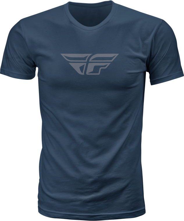 Fly Racing - Fly F-wing Tee Midnight Navy/grey 2x - 352-06112X