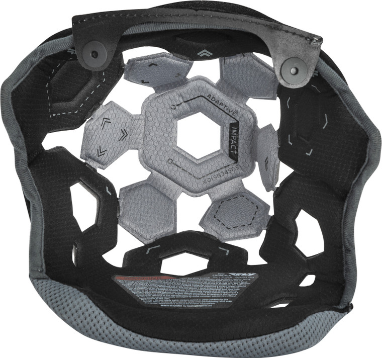 Fly Racing - Formula Helmet Liner Black/cool Grey 2x - 73-472202X