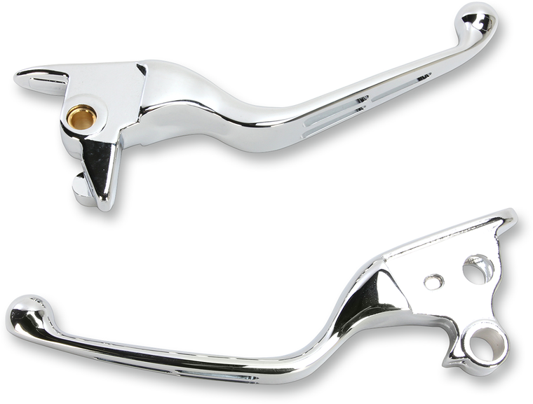 Drag Specialties - Levers - Slotted - Chrome - Slotted Wide Blade Lever Set - H07-0603