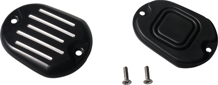 Drag Specialties - Master Cylinder Cover - Black - Front Brake Master Cylinder Cover - 78149