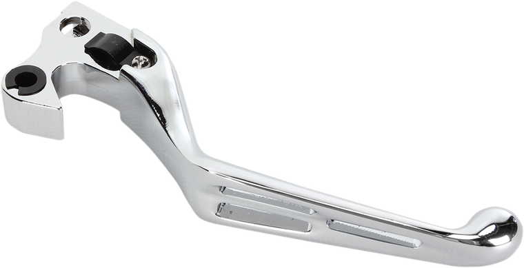 Drag Specialties - Clutch Lever - Wide Blade - Slotted - Chrome - Slotted Wide Blade Replacement Clutch Lever - H07-0602-C