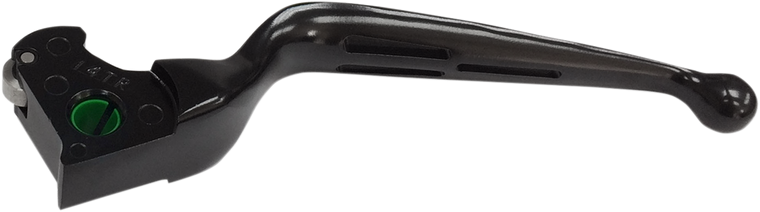 Drag Specialties - Clutch Lever - Wide Blade - Slotted - Black - Slotted Wide Blade Replacement Clutch Lever - H07-0606MB-C
