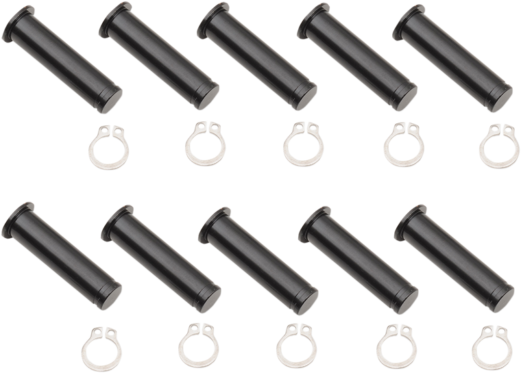 Drag Specialties - Pivot Pins - Lever - 10 Pack - Black - Pivot Pin/Clip Kit - 74112B