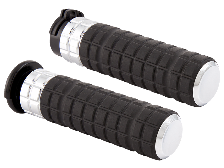 Arlen Ness - Grips - SpeedLiner - Cable - Chrome - SpeedLiner Grips - 500-001