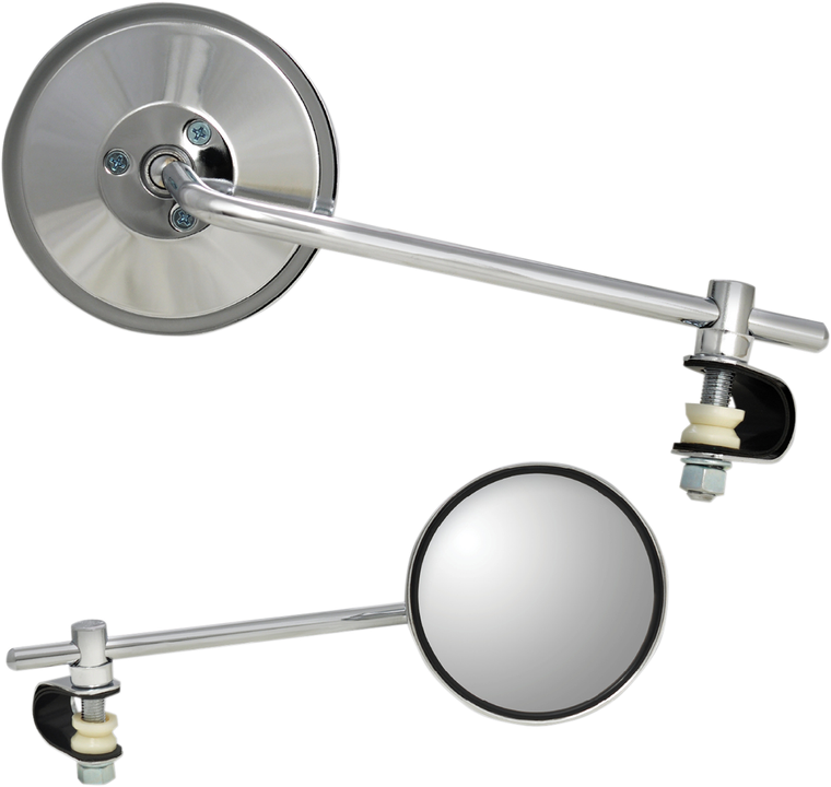 Parts Unlimited - Universal Long Mirror - Universal Clamp-On Mirror - 17076