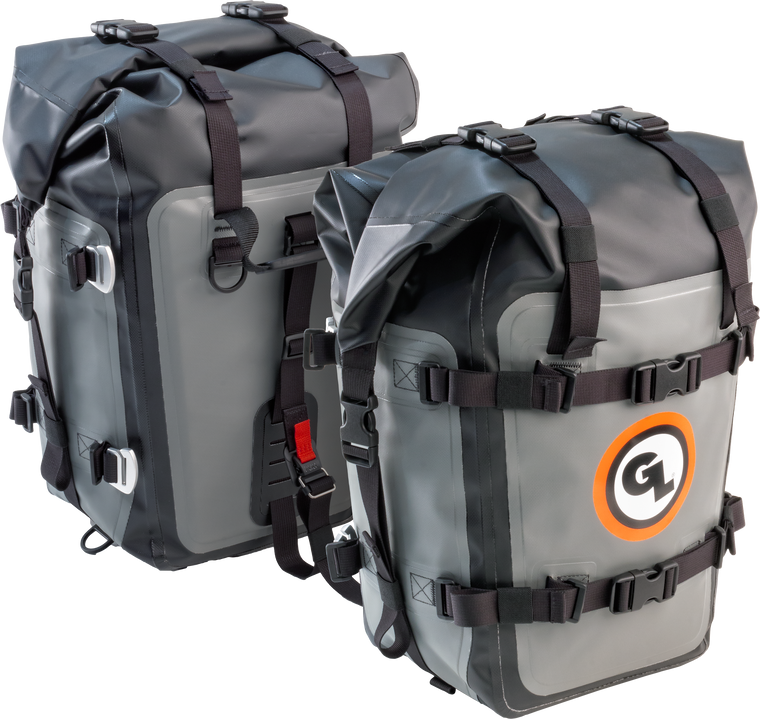 Giant Loop - Mototrekk Panniers Grey Pair - MTPN17