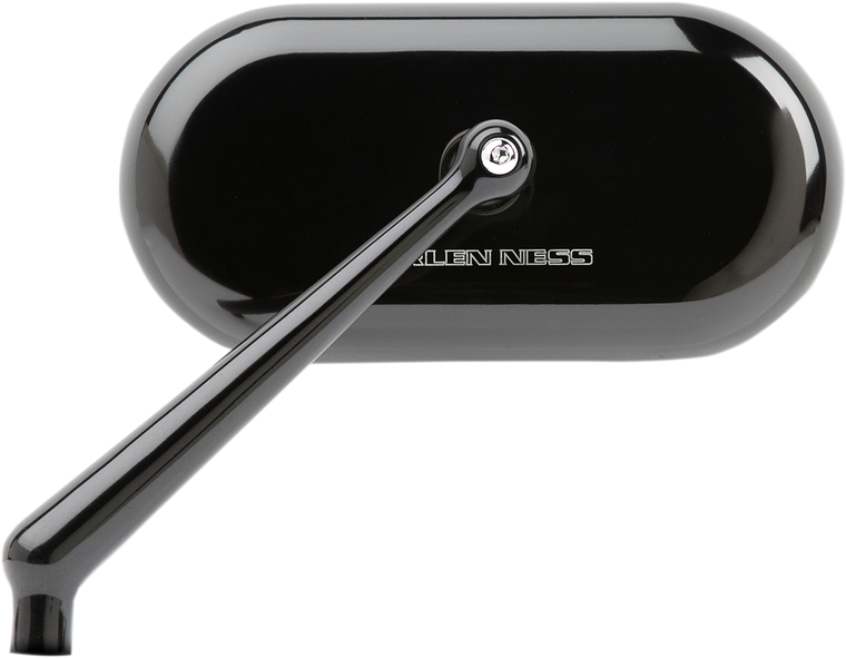 Arlen Ness - Oval Mirror - Black - Left - Mirror - 13-170
