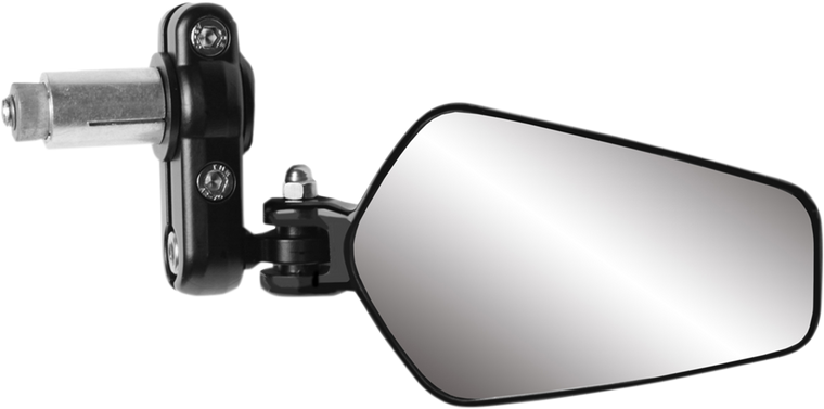 Parts Unlimited - Oval Bar End Mirror - Bar End Mirror - 98002