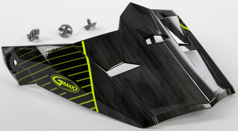 Gmax - Visor W/screws Colfax Mx-46 Black/hi-vis Yellow Md-2x - G046881