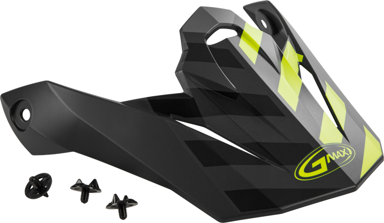 Gmax - Visor W/screws Fame Mx-86 Matte Dark Grey/hi-vis - G086071