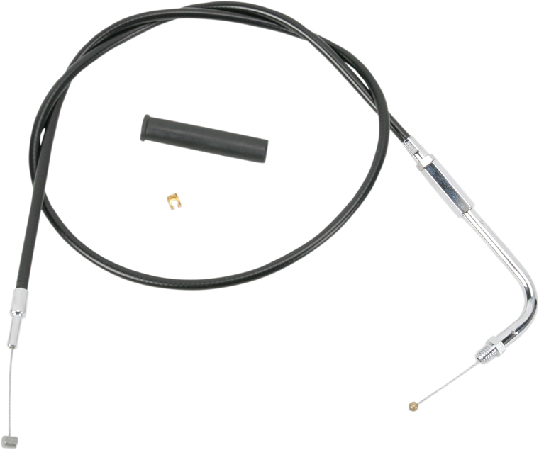 Drag Specialties - Throttle Cable - 32-1/2" - Vinyl - Black Vinyl Throttle/Idle Cable - 4330900B