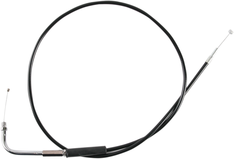 Drag Specialties - Throttle Cable - 39-1/2" - Vinyl - Black Vinyl Throttle/Idle Cable - 4330306B