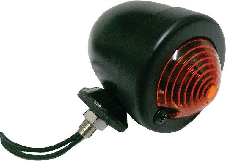 Harddrive - Bullet Marker Light Black Amber Lens Dual Filament - 688066