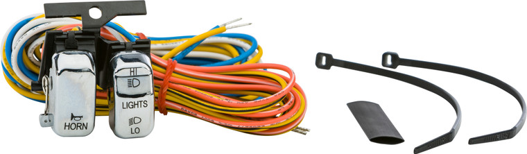 Harddrive - Hbar Swch Chr Blk Ltrs Dim/ Horn Replaces Oem 71597-96 - 371008