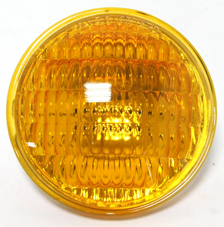 Harddrive - 4-1/2" Amber Sealed Beam Fluted - 38-524