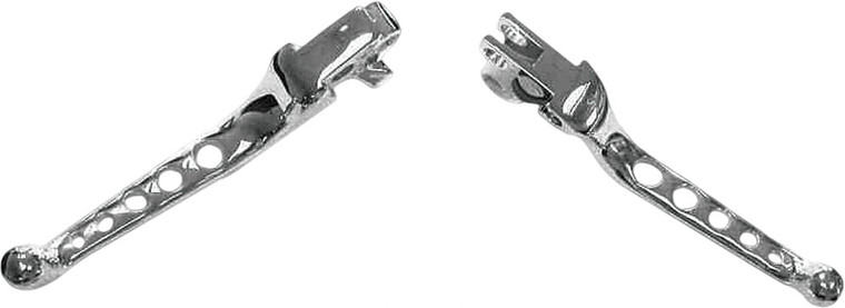 Harddrive - Custom Levers 5-hole Chrome Big Twin 07-up - 53523