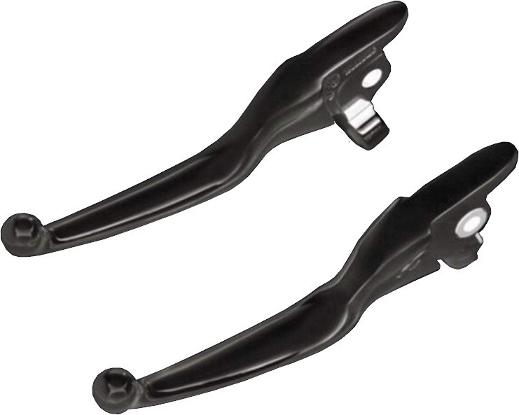 Harddrive - Matte Black Lever Set Smooth - 53805