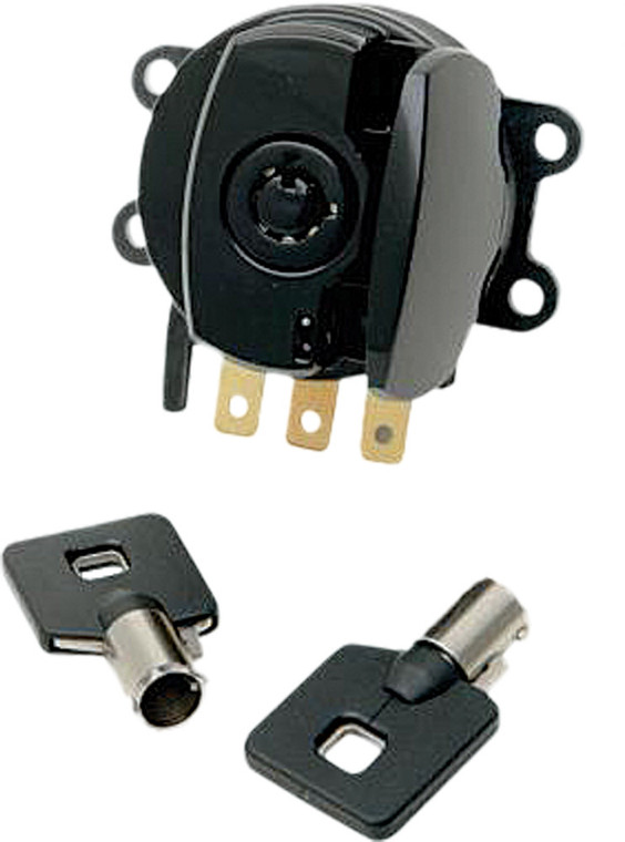 Harddrive - Side Hinge Ignition Switch Black - 370096