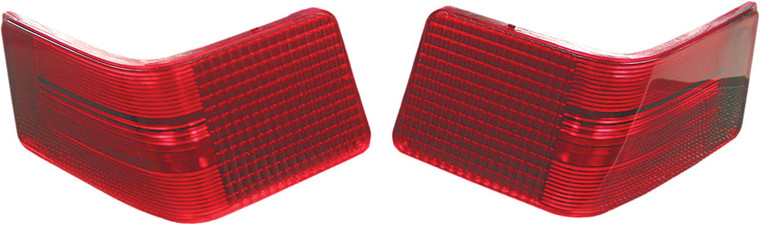 Harddrive - Corner Replacement Light Lens Red King Tour Pack - 12-0093R