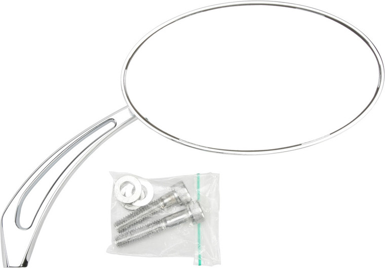 Harddrive - Oval Arrow Mirror Chrome - ES-211+A10