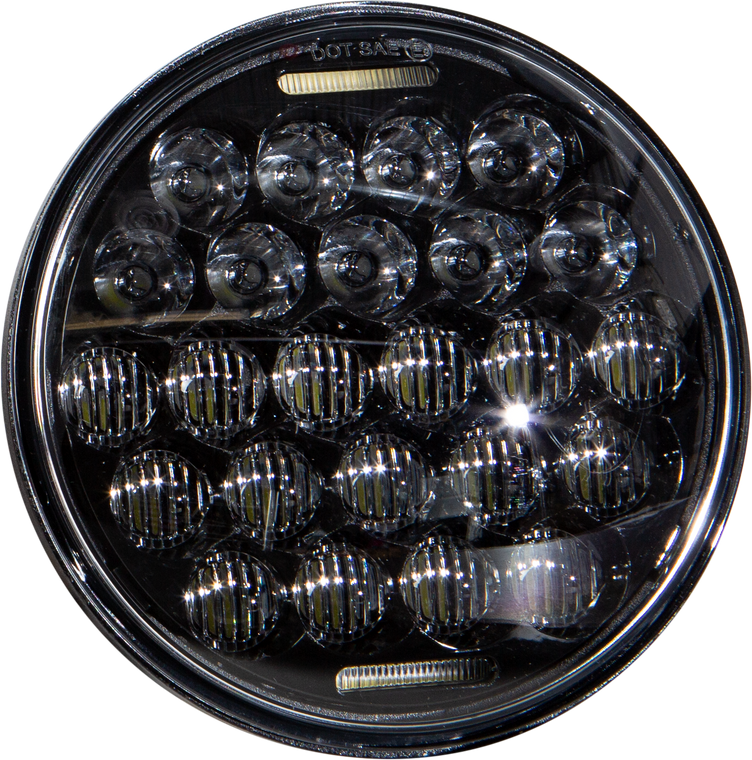 Harddrive - Led Headlight 5.75" 75w Black 3500/2000 Lumens - 820-0364