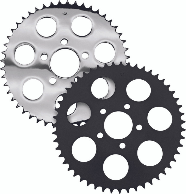 Harddrive - Chrome Rear Sprocket 48t Big Twin 00-13 - 201652