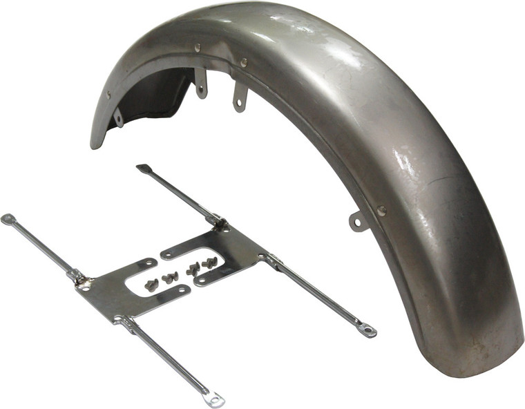 Harddrive - Front Fender Ng W/brackets Early Style W/chrome Brackets - 10-730