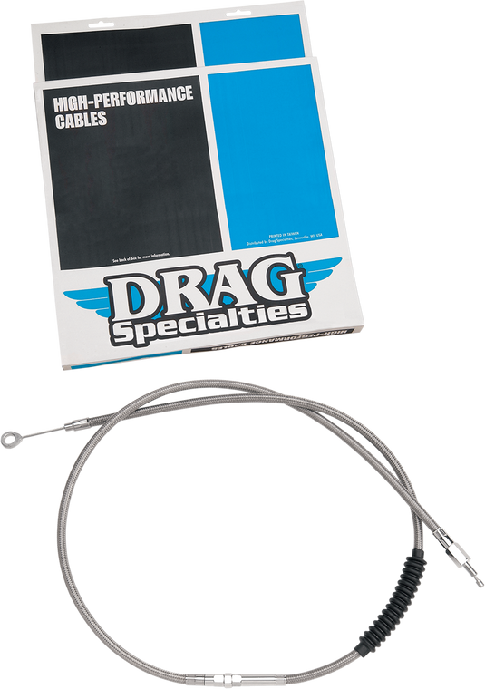 Drag Specialties - Clutch Cable - Braided - High-Efficiency Braided Stainless Steel Clutch Cable - 5321300HE