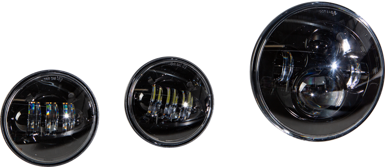 Harddrive - Led Headlight/passing Lamp Set Black - 820-0366