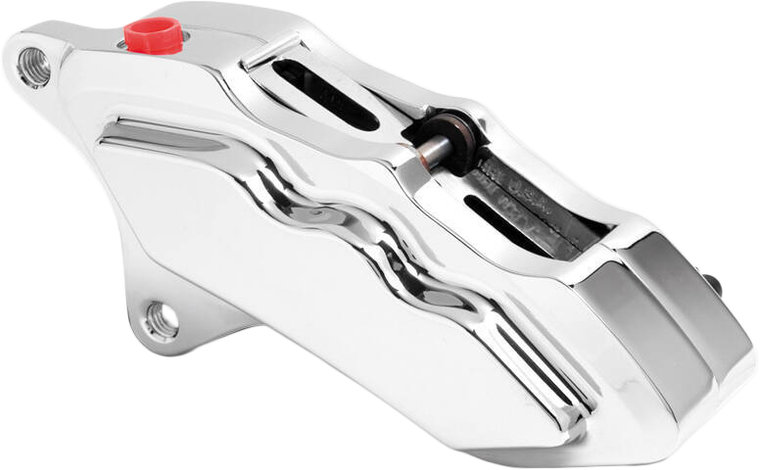 Hawg Halters Inc - 6 Pist Diff Front Caliper L/h Chrome 00-up W/ 11.5" Rotor - LHSCC6001