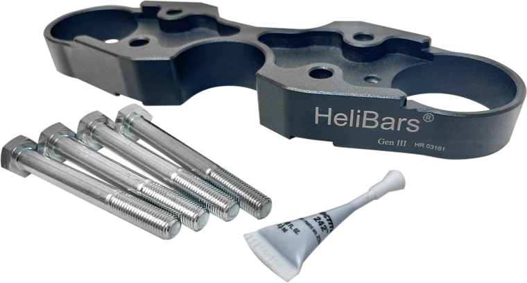 Helibars - Handlebar Risers Black Suz - HR03161