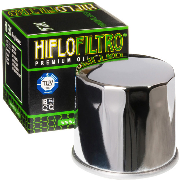 Hiflofiltro - Oil Filter Chrome - HF138C Hiflofiltro - Oil Filter Chrome - HF138C