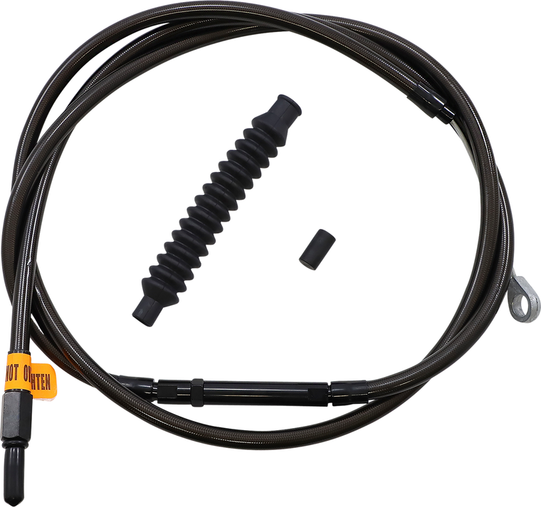 La Choppers - Clutch Cable - 18" - 20" Ape Hanger Handlebars - Midnight - Midnight Braided Clutch Cable  - LA-8010C19M