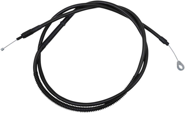 La Choppers - Clutch Cable - 15" - 17" Ape Hanger Handlebars - Midnight - Midnight Braided Clutch Cable  - LA-8152C16M