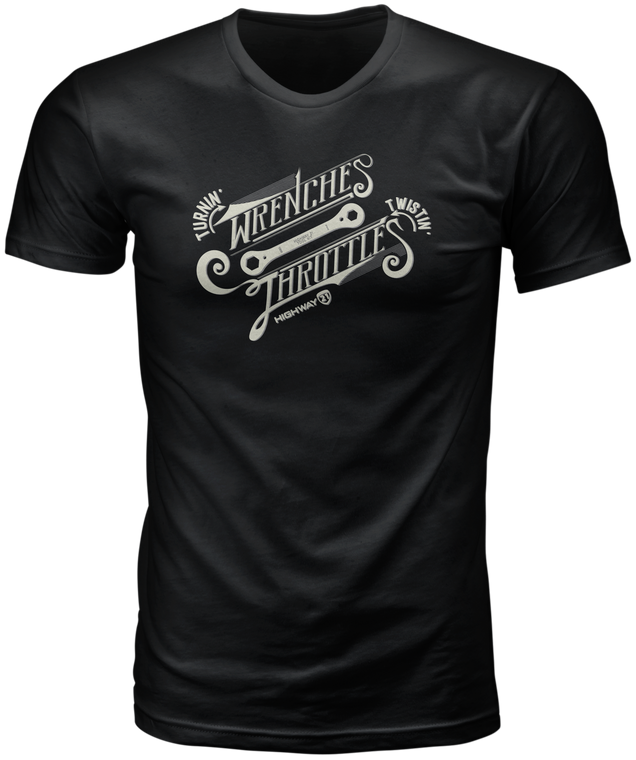 Highway 21 - Throttle Tee Black Xl - 489-2006X