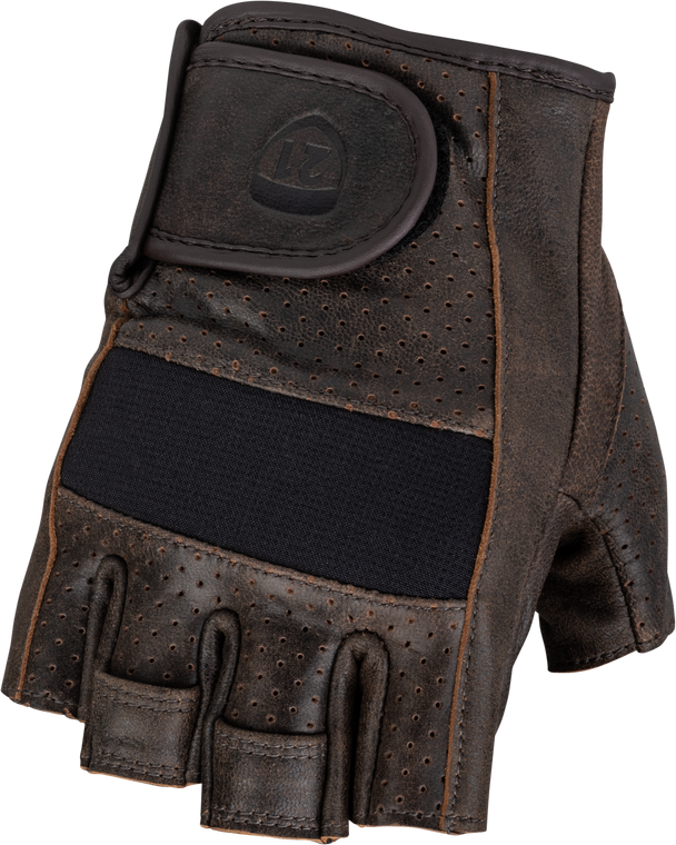 Highway 21 - Half Jab Gloves Brown 3x - 489-00423X