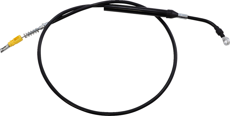 La Choppers - Clutch Cable - 18" - 20" Ape Hanger Handlebars - Black Vinyl - Black Vinyl Clutch Cable  - LA-8058C19B