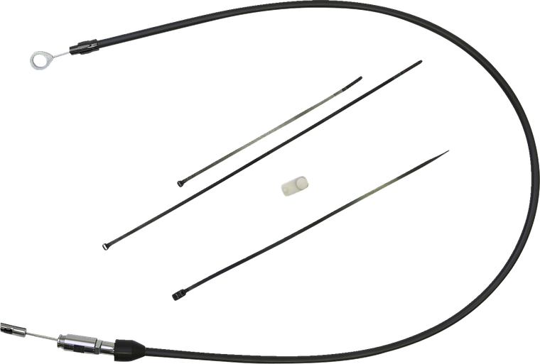 Drag Specialties - Clutch Cable - Upper - 34" - Black/Black - Upper Clutch Cable - 6323400HE